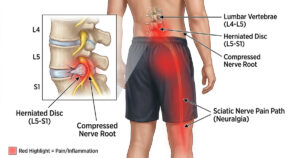 Sciatica relief chiropractor Plano TX sciatic nerve treatment lumbar disc piriformis chiropractic care